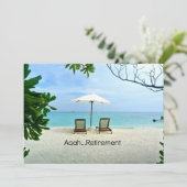 ああ…退職リラックスビーチ カード (スタンド正面)