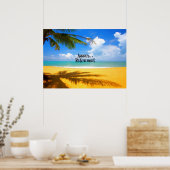 ああ…退職及びくつろぎ ポスター (キッチン)