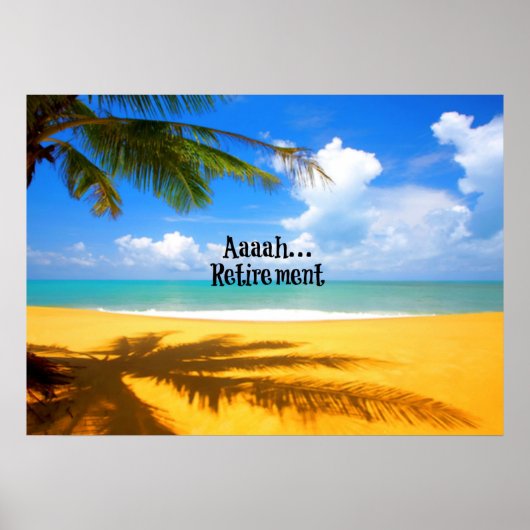 ああ…退職及びくつろぎ ポスター (正面)