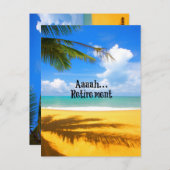 ああ…退職及びくつろぎ ポストカード (正面/裏面)