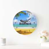 ああ…退職及びくつろぎ ラージ壁時計 (ホーム)