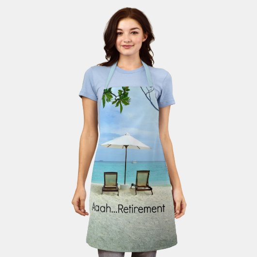 ああ…退職 エプロン (着用した状態)