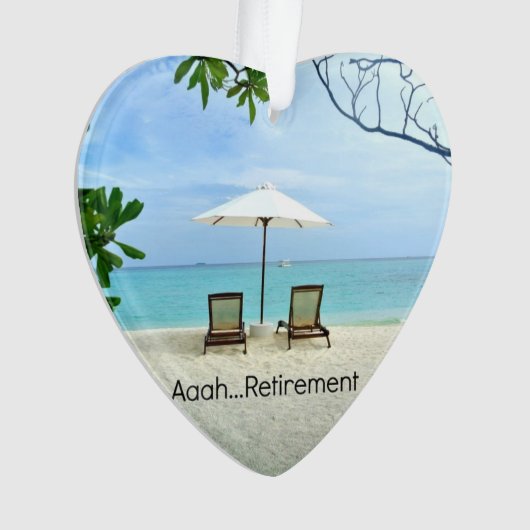 ああ…退職 オーナメント (正面)