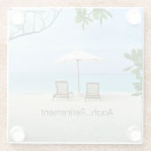 ああ…退職 ガラスコースター (裏面)