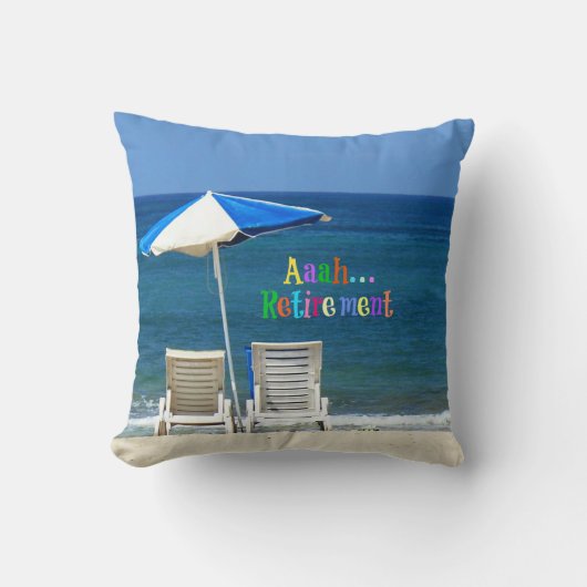 ああ…退職 クッション (正面)