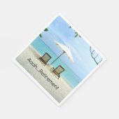 ああ…退職 スタンダードランチョンナプキン (角)