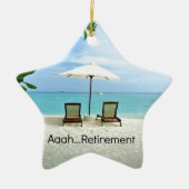 ああ…退職 セラミックオーナメント (正面)