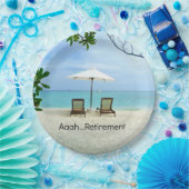 ああ…退職 ペーパープレート (パーティー)