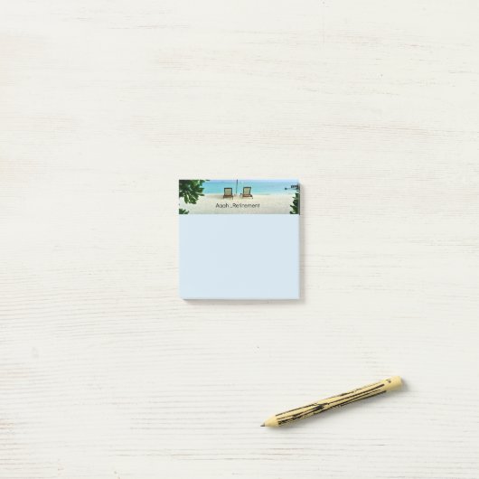 ああ…退職 ポストイット (デスク上)