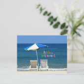 ああ…退職 ポストカード (スタンド正面)