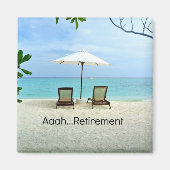 ああ…退職 マグネット (正面)