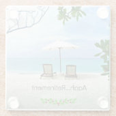 ああ…退職。メリークリスマス, ガラスコースター (裏面)