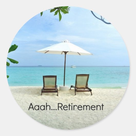 ああ…退職 ラウンドシール (正面)