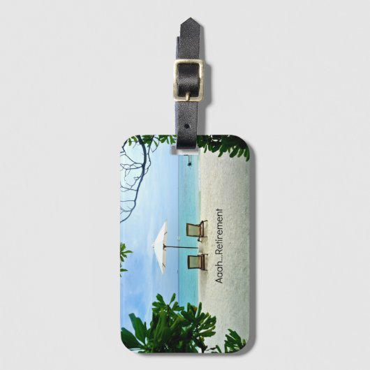 ああ…退職 ラゲッジタグ (正面縦)