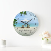 ああ…退職 ラージ壁時計 (ホーム)