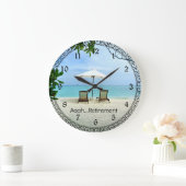 ああ…退職 ラージ壁時計 (ホーム)