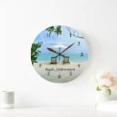 ああ……退職 ラージ壁時計 (ホーム)