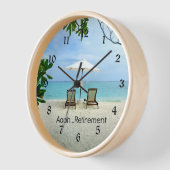 ああ…退職 壁時計 (傾斜)