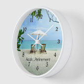 ああ…退職 壁時計 (傾斜)