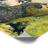 ああ、驚いたウミガメのポスタープリント ポスター (角)