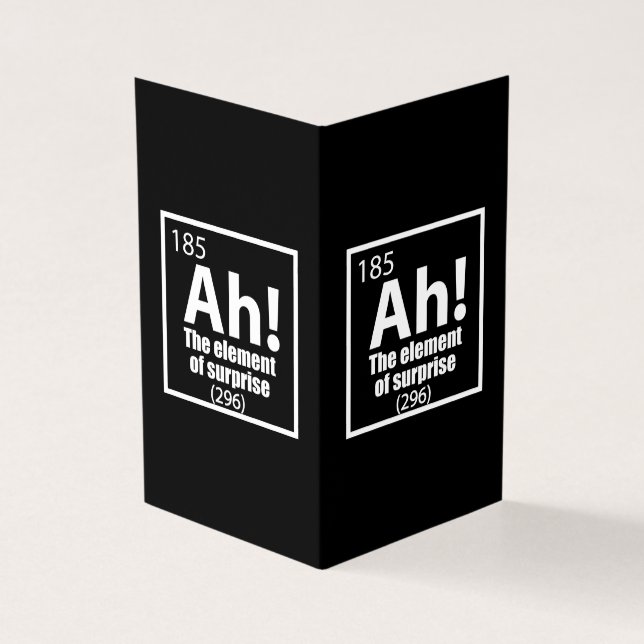 ああ！驚きの化学のおもしろいジョークの要素 (外部)