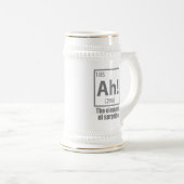 ああ！驚きの化学のおもしろいジョークの要素 ビールジョッキ (正面右)