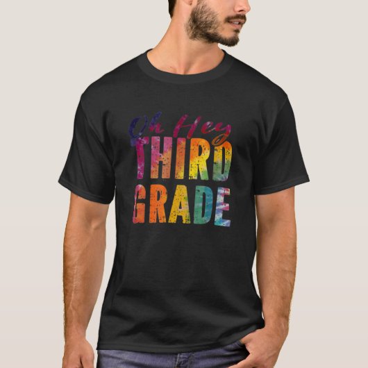 ああ、3年生の新学期先生と Tシャツ (正面)