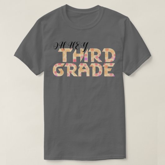 ああ、3年生の新学期先生と Tシャツ (デザイン正面)