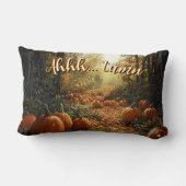 "ああ… tun"カボチャ秋 ランバークッション (裏面)