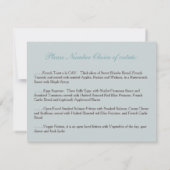 ああlilの人の熱気の気球RSVPカード 出欠カード (裏面)