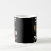 ああSipそれは旅行おもしろいワインパーティーブラッククイーン コーヒーマグカップ (中央)