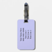 ああTレックスの恐竜の荷物のラベル ラゲッジタグ (裏面縦)