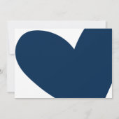 ああyes我々は、ウェディングモダンレセプションディナー 招待状 (裏面)