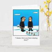 あいさおもしろいせ考えカードのユーモア カード (黄色い花)