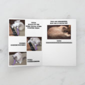 あいさつおもしろいカード カード (内部)