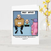 あいさつおもしろい空白のカード カード (黄色い花)