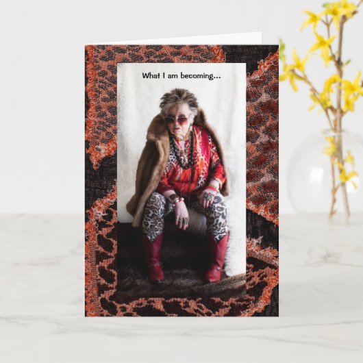 あいさつになっていユーモアのあるること カード (黄色い花)