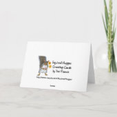 あいさつやる気を起こさせるカード – おもしろい カード (裏面)