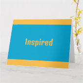 あいさつインスパイアカード カード (黄色い花)