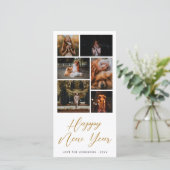 あいさつカスタム文フォトコラージュ カード (スタンド正面)