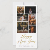 あいさつカスタム文フォトコラージュ カード (正面)