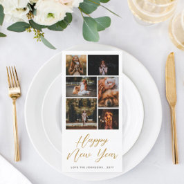 あいさつカスタム文フォトコラージュ カード