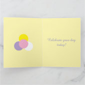 あいさつカラフルカード カード (内部)