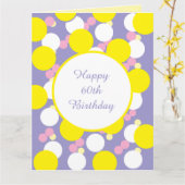 あいさつカラフルカード カード (黄色い花)