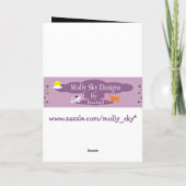 あいさつカードが好きな猫とハート シーズンカード (裏面)