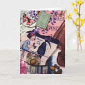 あいさつカードを受け取って下さい カード (黄色い花)