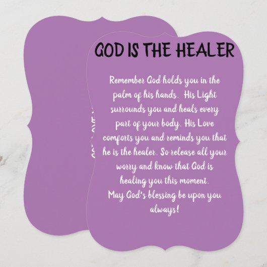 あいさつカードを歓迎する (正面/裏面)