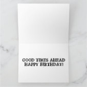 あいさつカード50おもしろい誕生日 カード (内部)