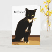 あいさつカード カード (黄色い花)