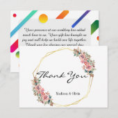 あいさつサンキューカード サンキューカード (正面/裏面)